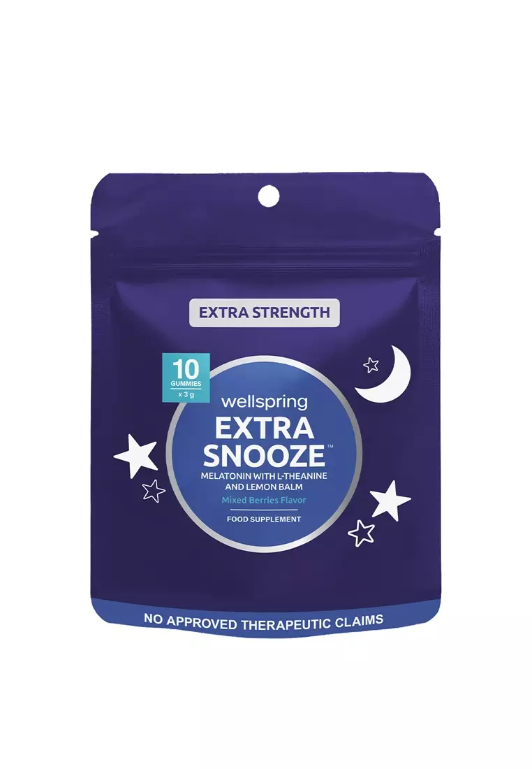 Extra Snooze 2.5MG Melatonin 10pcs Gummies Pouch