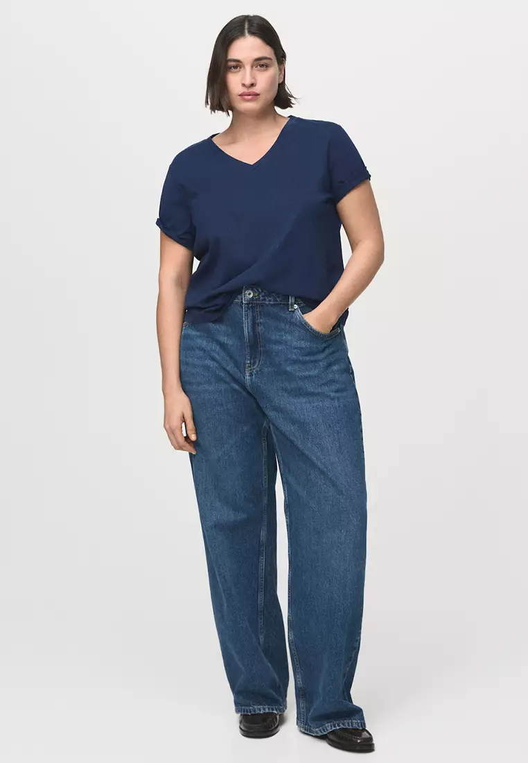 V-Neck Cotton T-Shirt