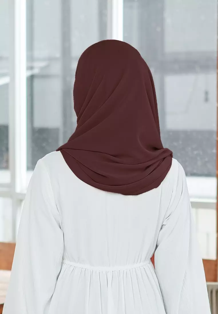 HIJAB INSTAN SHEILA - DARK BROWN