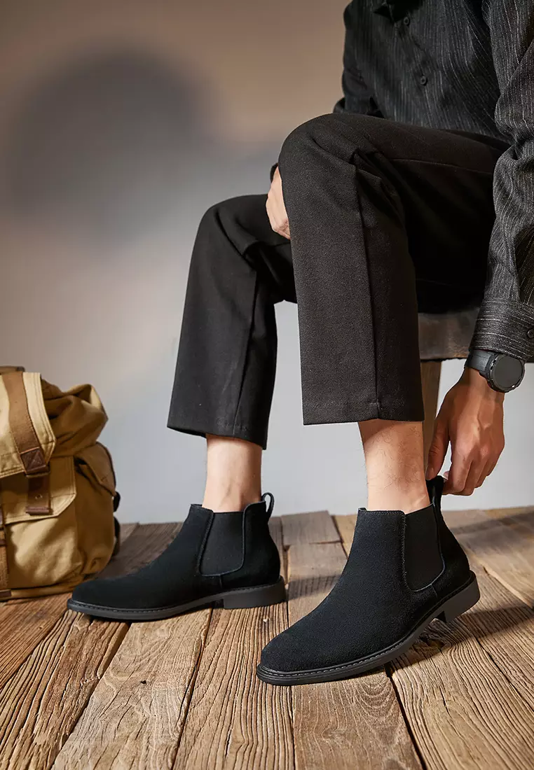 Cow Suede Chelsea Boot KB2298M