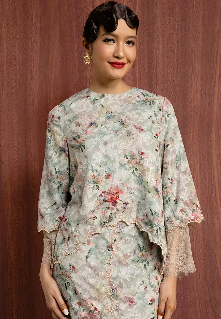LUNA EMBROIDERY KURUNG KEDAH SET