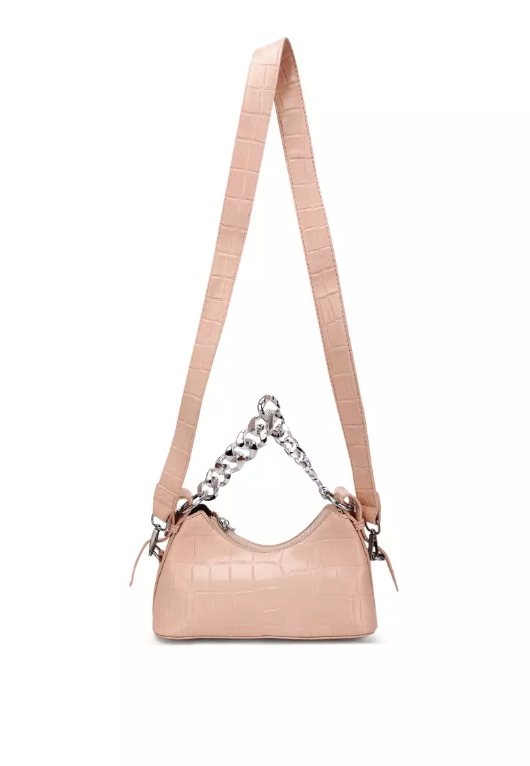 Pink Event Ready Baguette Bag