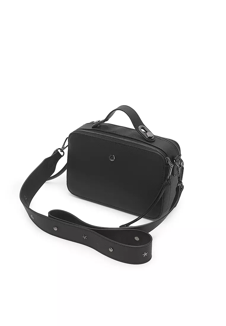 Women's Top Handle Bag / Sling Bag / Crossbody Bag (手拿袋 / 斜孭袋) - 黑色