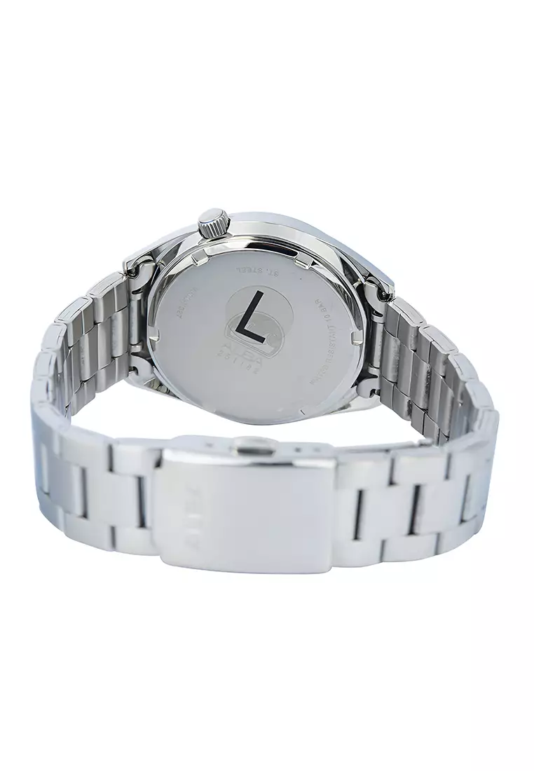 Jam Tangan Wanita Alba AG8M43X1 Pink Patterned Dial Stainless Steel