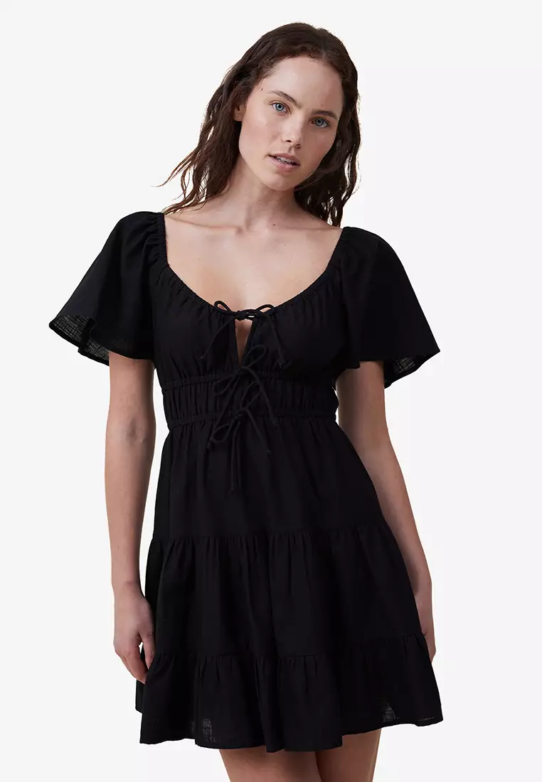 Jual Cotton On Peyton Babydoll Mini Dress Original 2024 ZALORA Indonesia