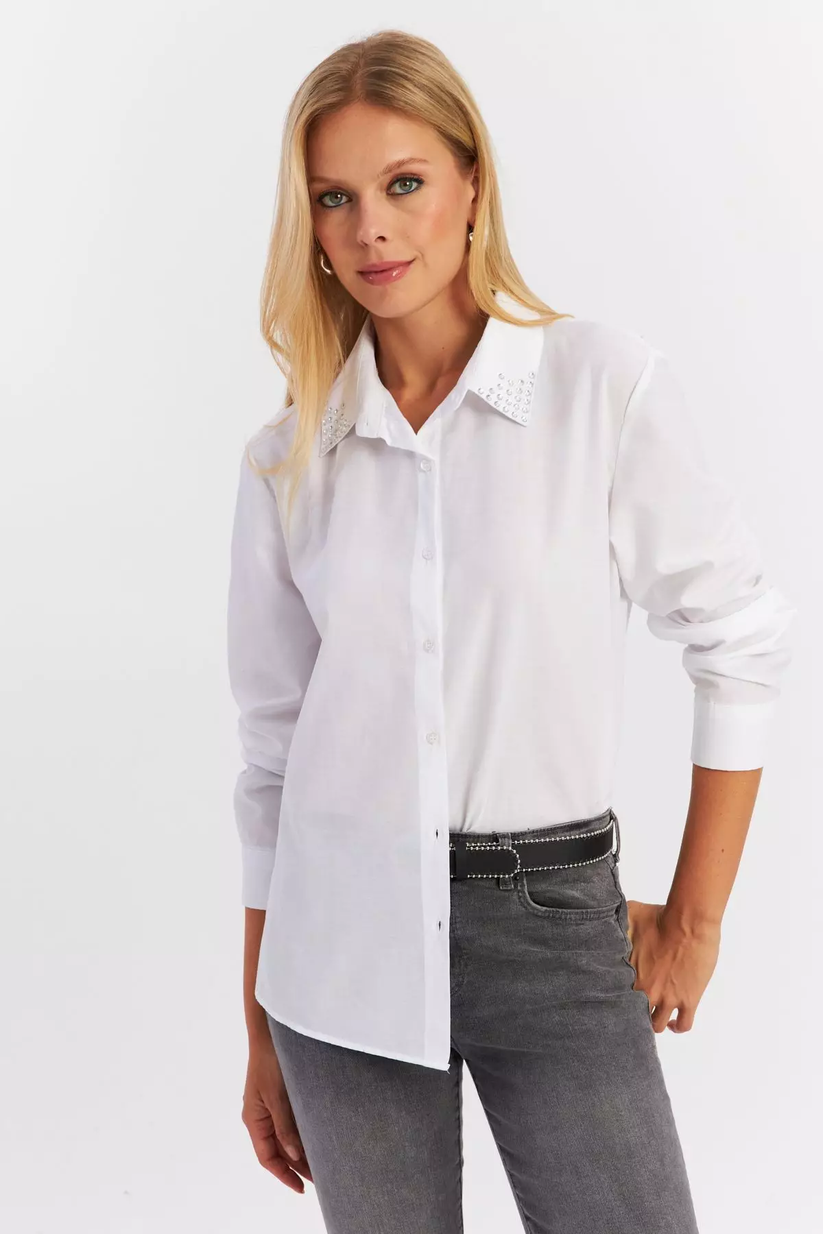 Collared Long Sleeves Shirt