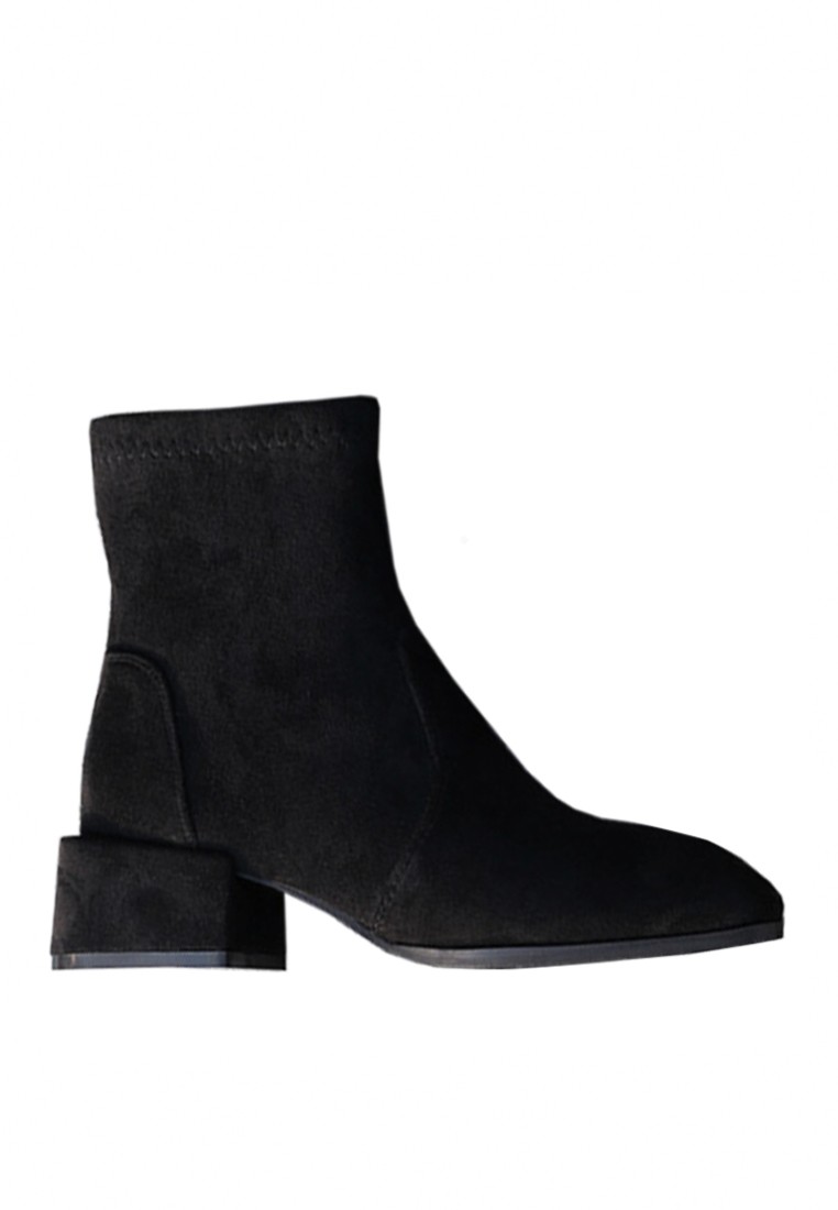 VANSA Comfortable Elastic Suede Ankle Boots VSW-BA288