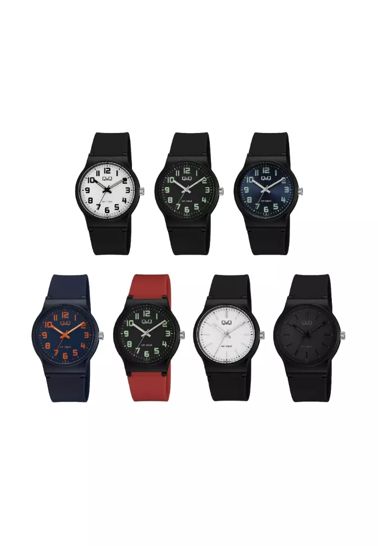 Watch By Citizen VS50J009Y Men Analog Watch with Black Rubber Strap
