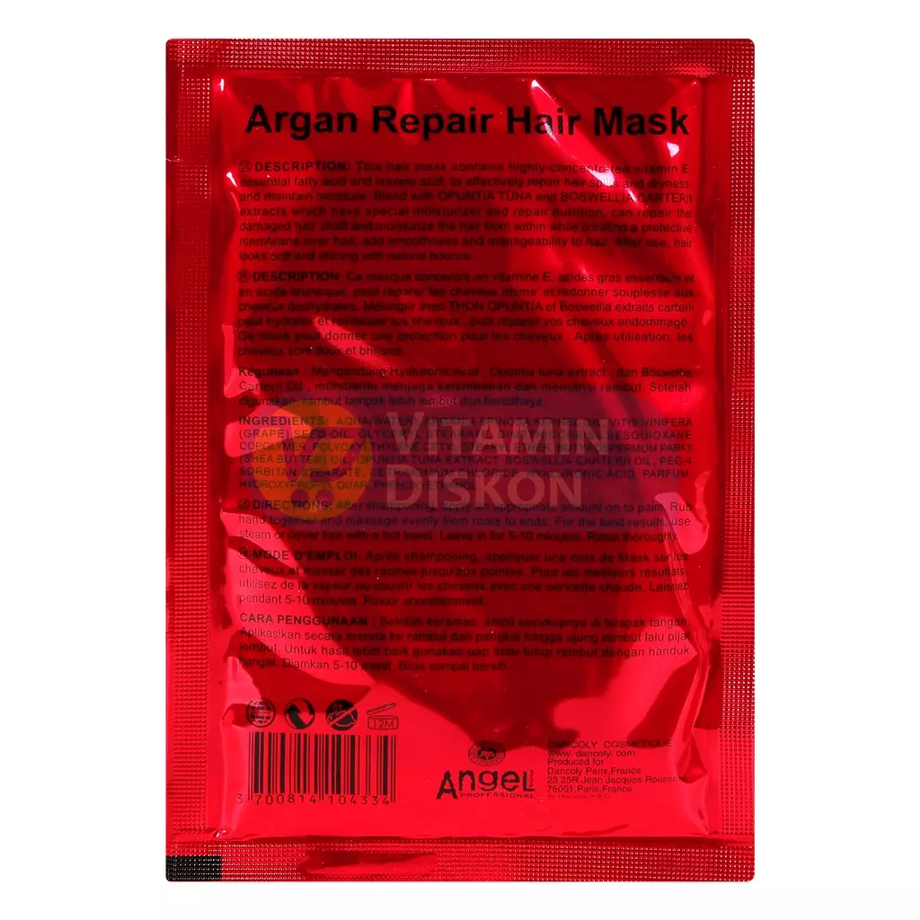 DANCOLY ARGAN REPAIR HAIR MASK 25 GR