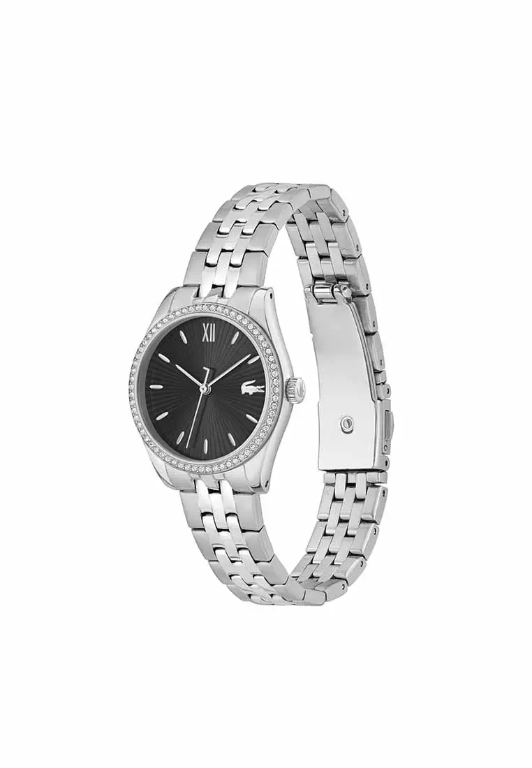 Tuilerie Women's Watch Stainless Steel Strap - Black Dial 2001323