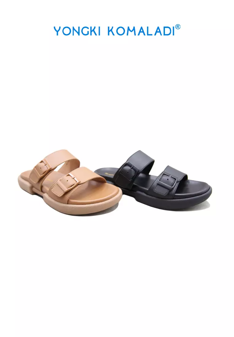[ ORIGINAL ] YONGKI KOMALADI SANDAL OL-AY468-24 CAMEL