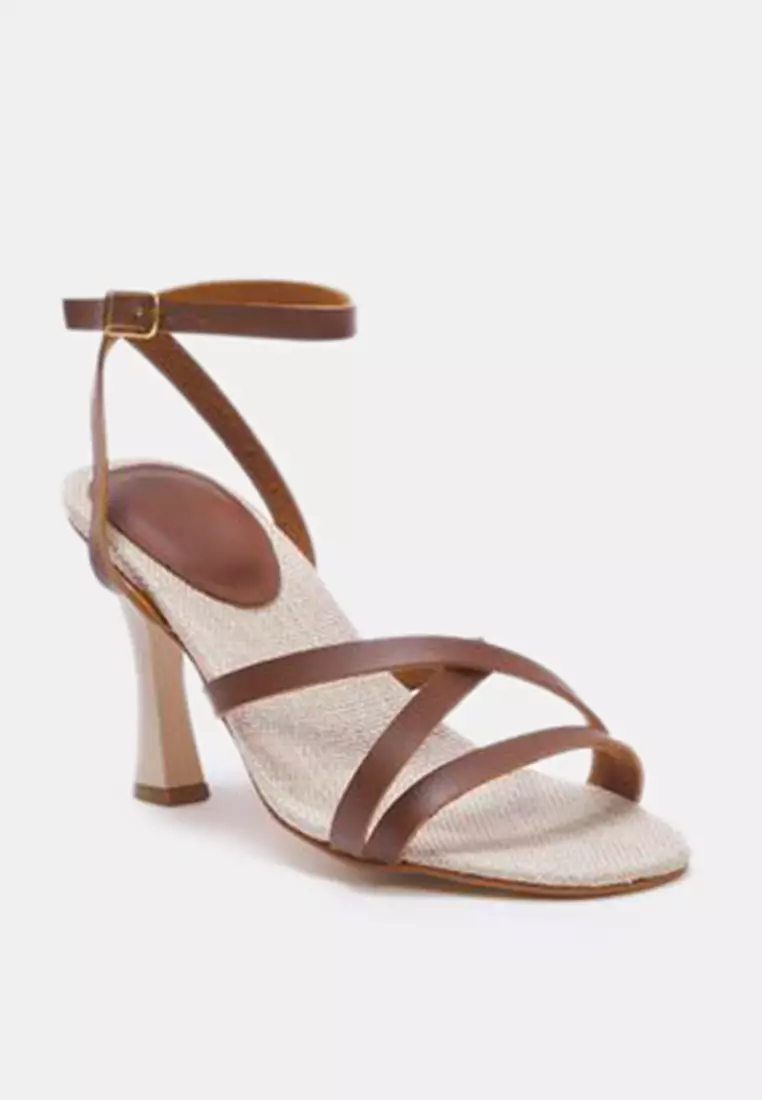 Canvas Ankle Strap Sandals