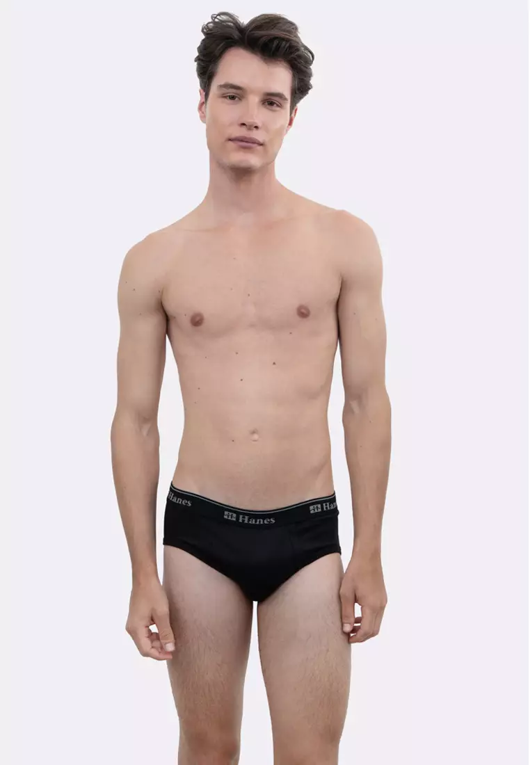 Black 6-Pack Low-Rise Bikini Brief 1301