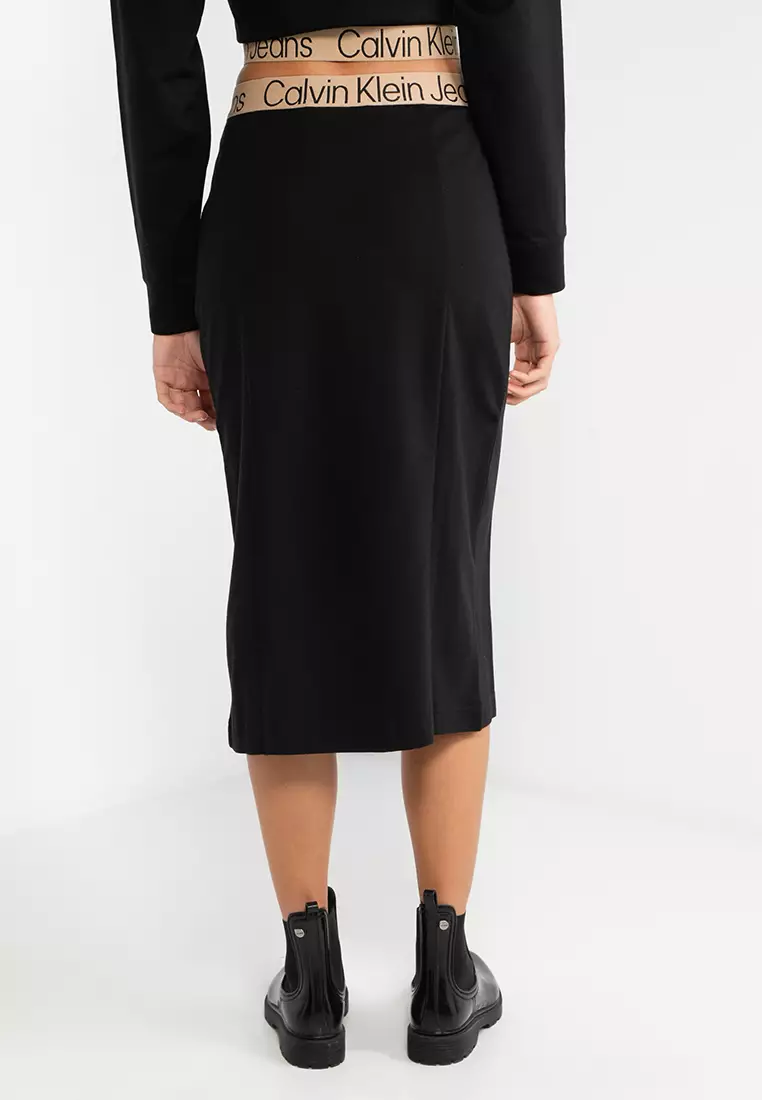 Milano ZALORA Skirt Klein Calvin Calvin | - Logo Jeans Klein Online Singapore Buy 2024 Apparel Tape