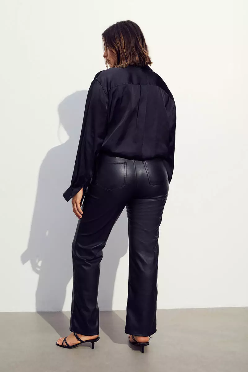 Coated trousers