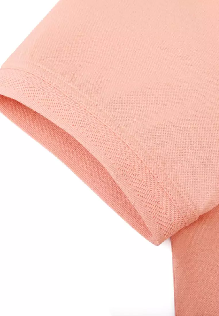 Non-Iron Pure Cotton Stand Collar Polo Tee