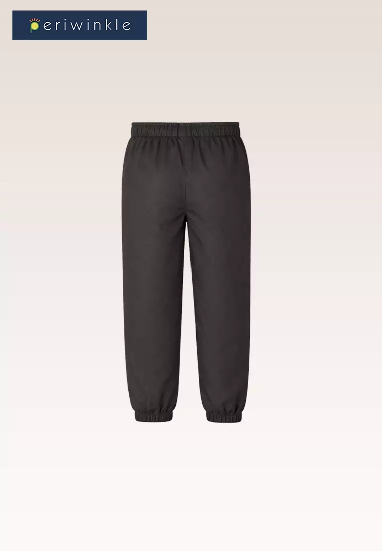 Nevon Boys Gray Drawstring Jogger Pants