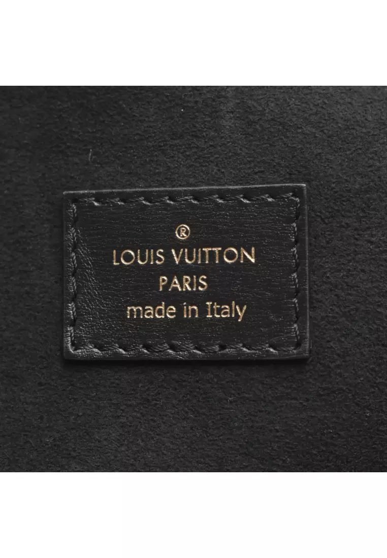 Pre-Loved Louis Vuitton Vanity PM monogram ink 2WAY Handbag vanity bag leather black