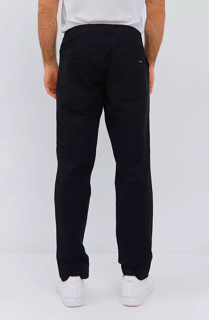 [NEW] Osella Relaxed Waist Pants With Adjustable Drawstring 20874001 | Celana Panjang Pria