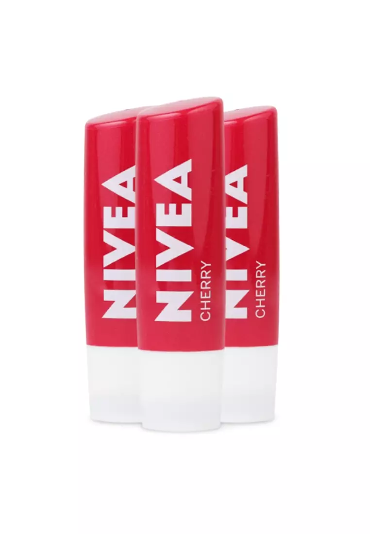 PACK OF 3 Lip Care Cherry Shine Lip Balm, 4.8g