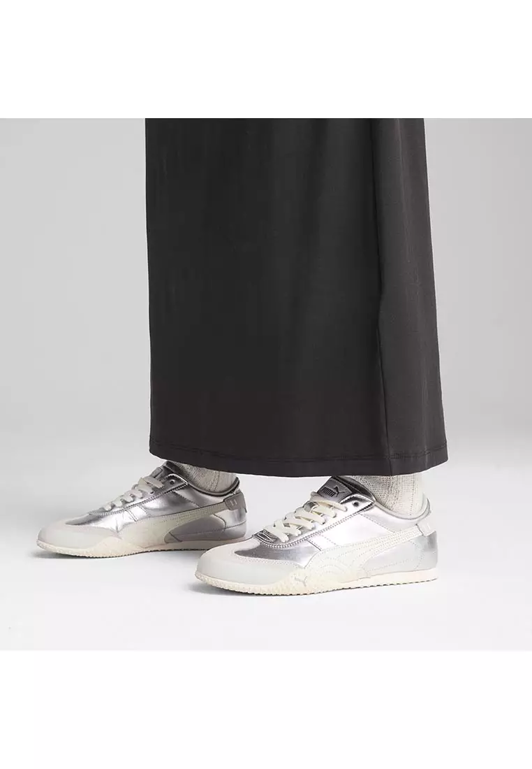 [NEW] PUMA Bella Leather Sneakers Women (Metallic)