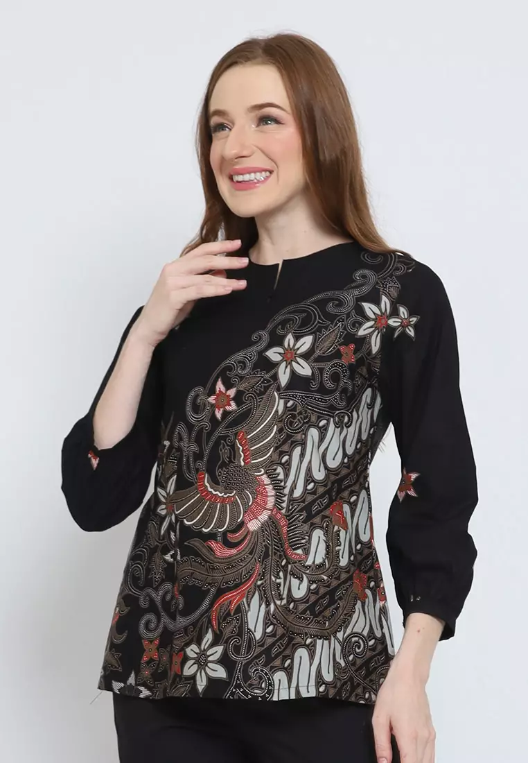 My Aksa Batik Wanita Blouse Fin Faith