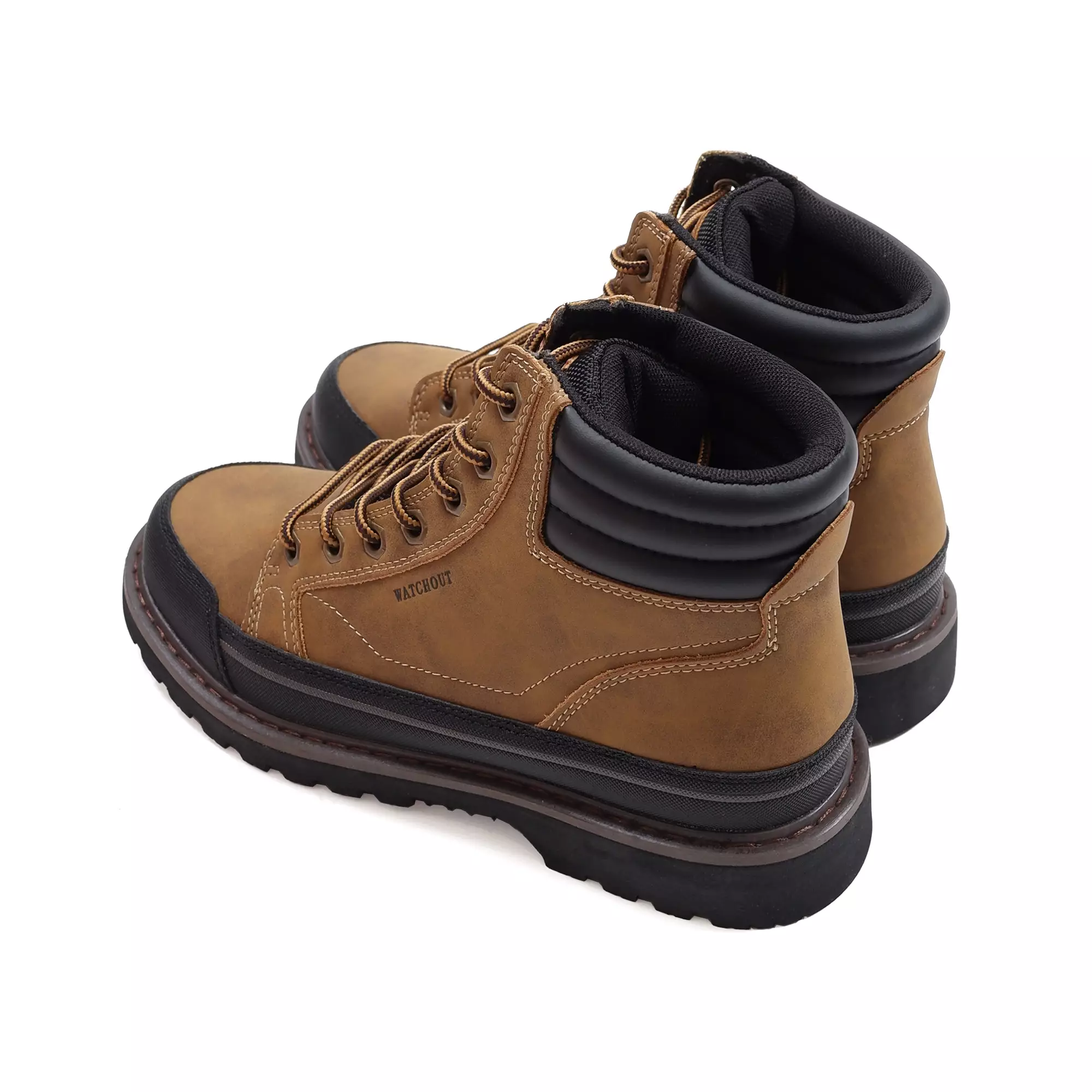 Watchout Sepatu Pria Leather Boots - WC100170419