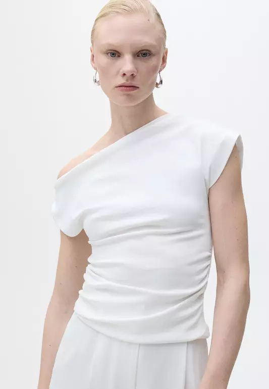 Asymmetrical Draped Top
