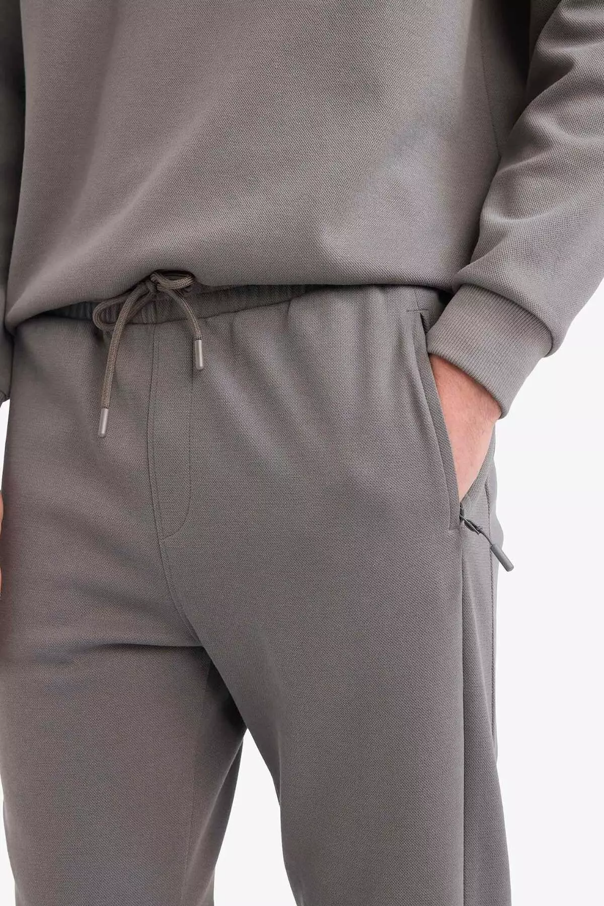 Slim Fit Slim Fit Zipper Pocket Pike Sweatpants D5258Ax25Sp