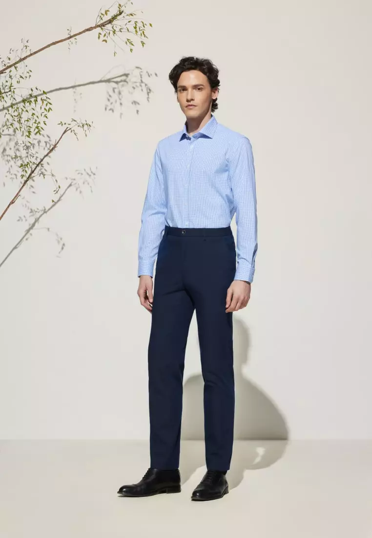 G2000 Non-Iron Silky Touch Smart Fit Check Shirt