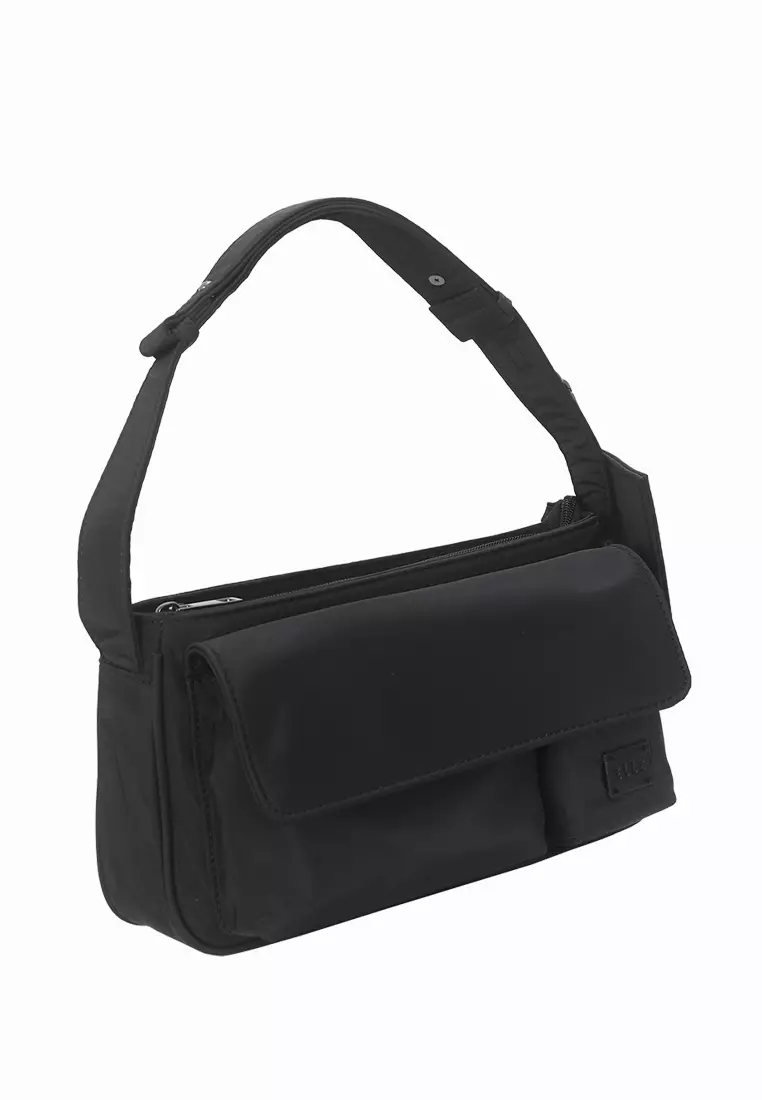 Elle Handbag B05-EL-3216 Black With Pouch acc