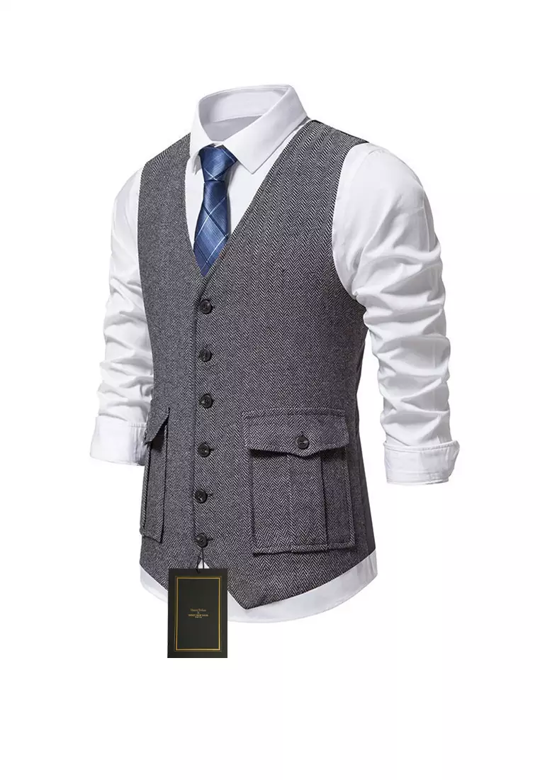 V-Neck Suit Vest ZQ-M91