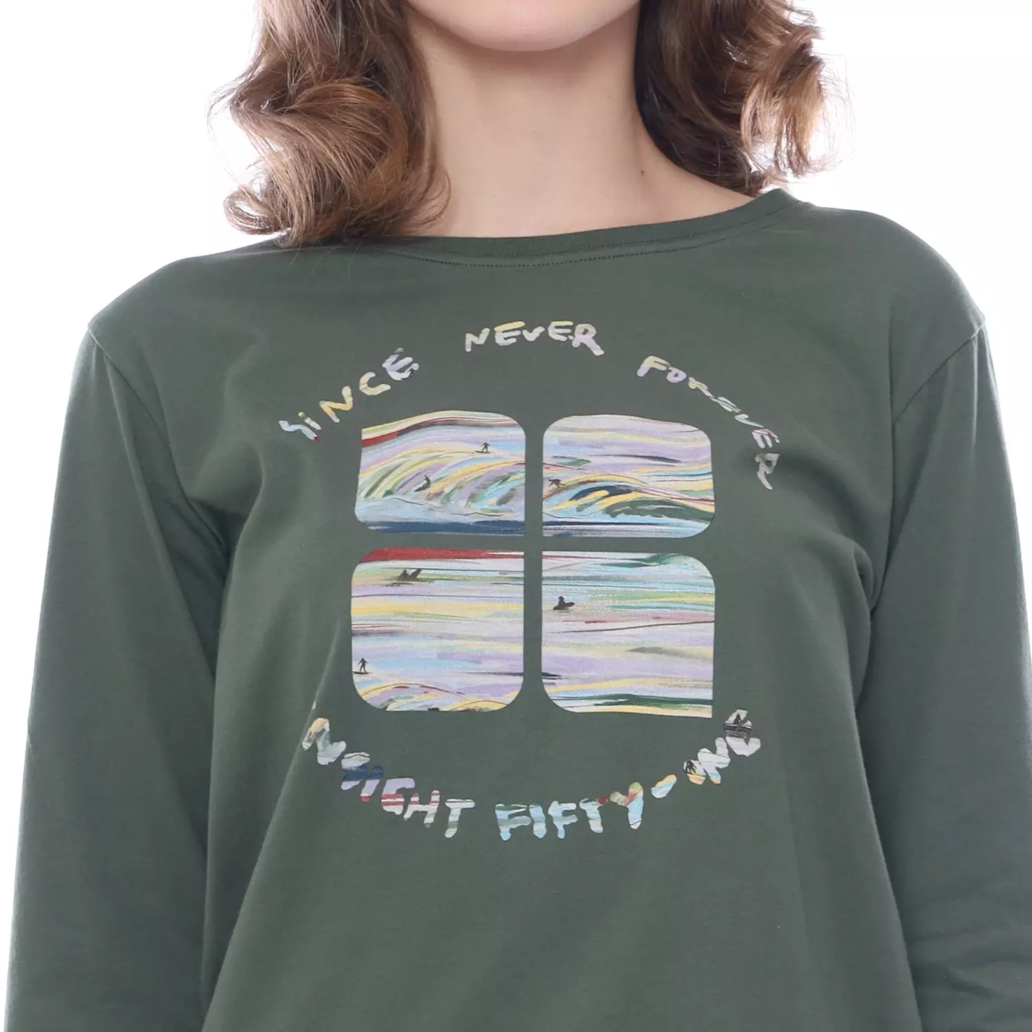 Insight Kaos Lengan Panjang Wanita Attribute Ladies Long Tee Planet Surf