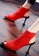 Twenty Eight Shoes red VANSA Knitted Fabric High Heel Sandals VSW-S830 236DFSHB66F878GS_5