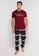 Hollister red Flannel Jogger Set F8D86AAE31C284GS_1