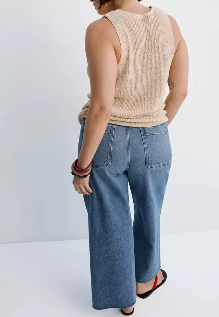 Catherin Culotte High-Rise Jeans