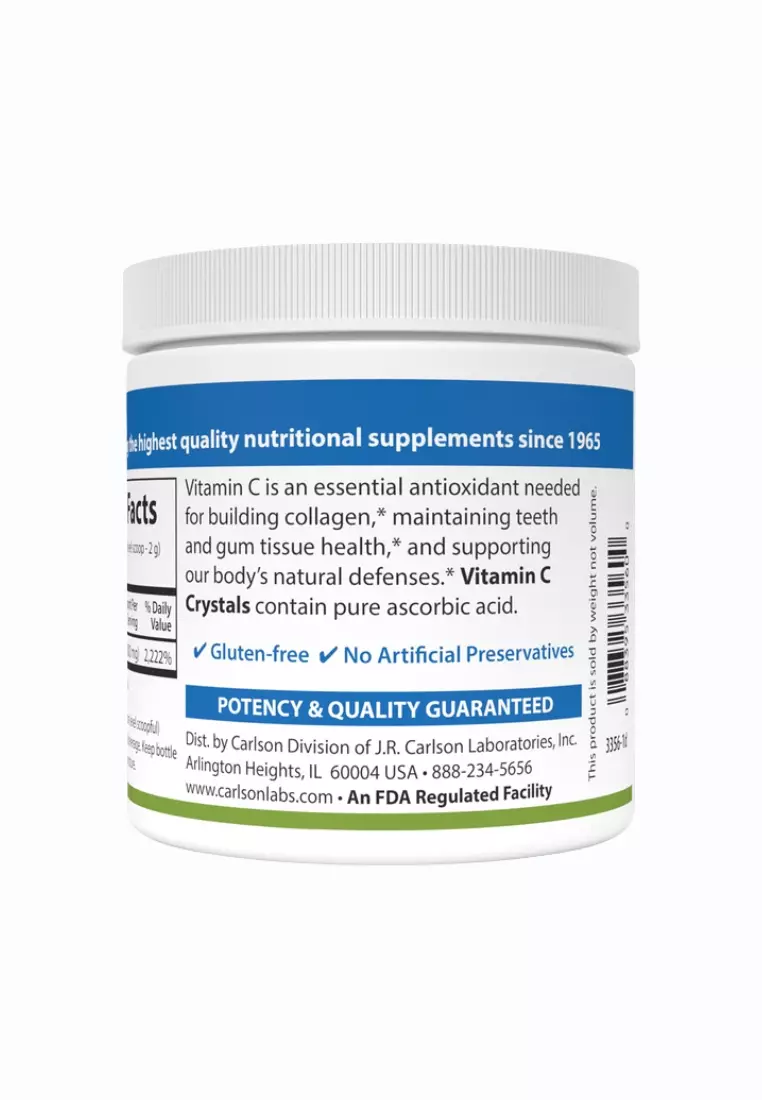 Buy Carlson Labs Carlson Vitamin C Crystals 2,000mg NonGMO 6 oz