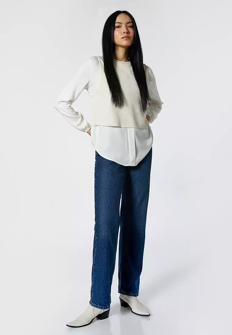 Two-Piece Look Shirt