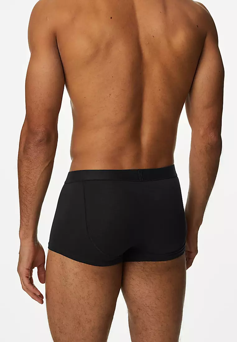 5pk Cool & Fresh Cotton Rich Panjang Pinggulsters