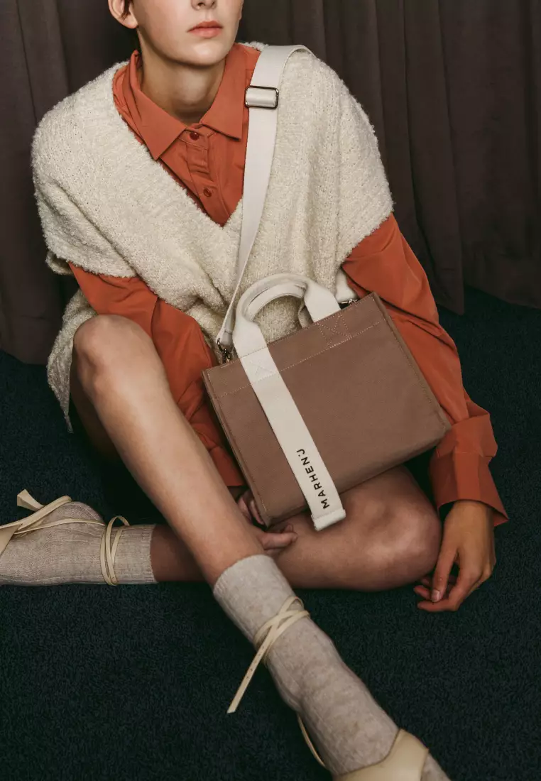 RICO MINI COMFORT Canvas Crossbody Bag Sand Beige