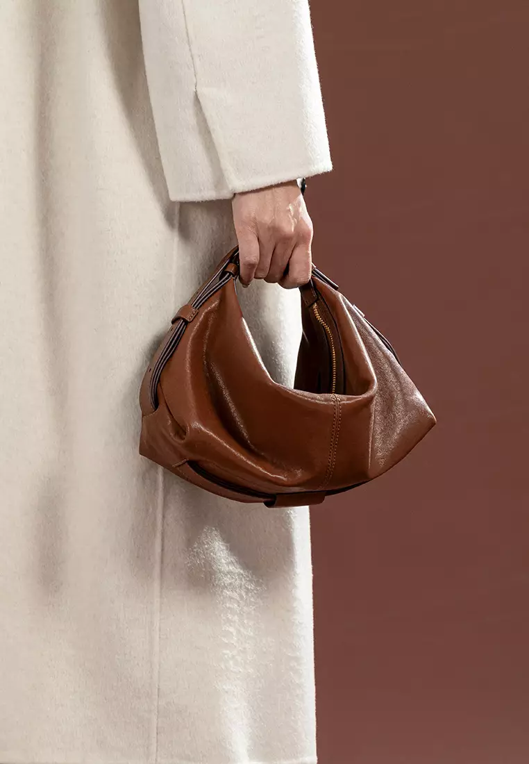 ALLEGRA Demi Hobo Demi Bag - Cacao