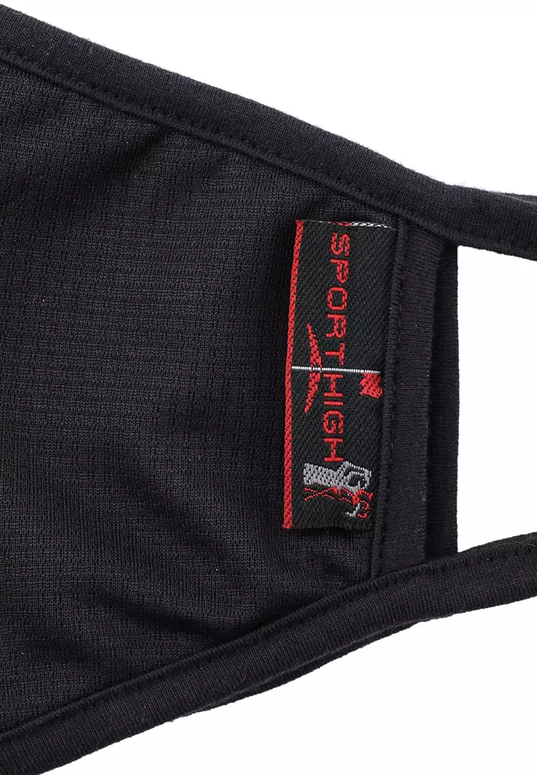 Masker Triple Layer Sport Face, Masker Kain Quick Dry Anti Bacterial