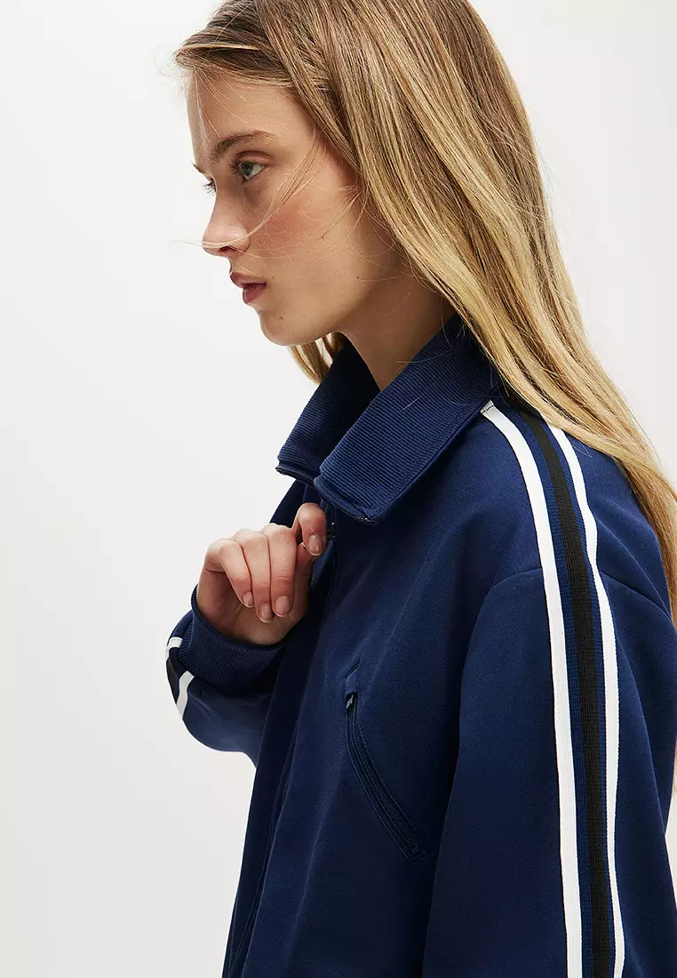 Jual Cotton On Body Retro Track Jacket Original 2025 ZALORA