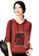 A-IN GIRLS red Casual Printed Hooded Sweater 67B98AA577828DGS_1