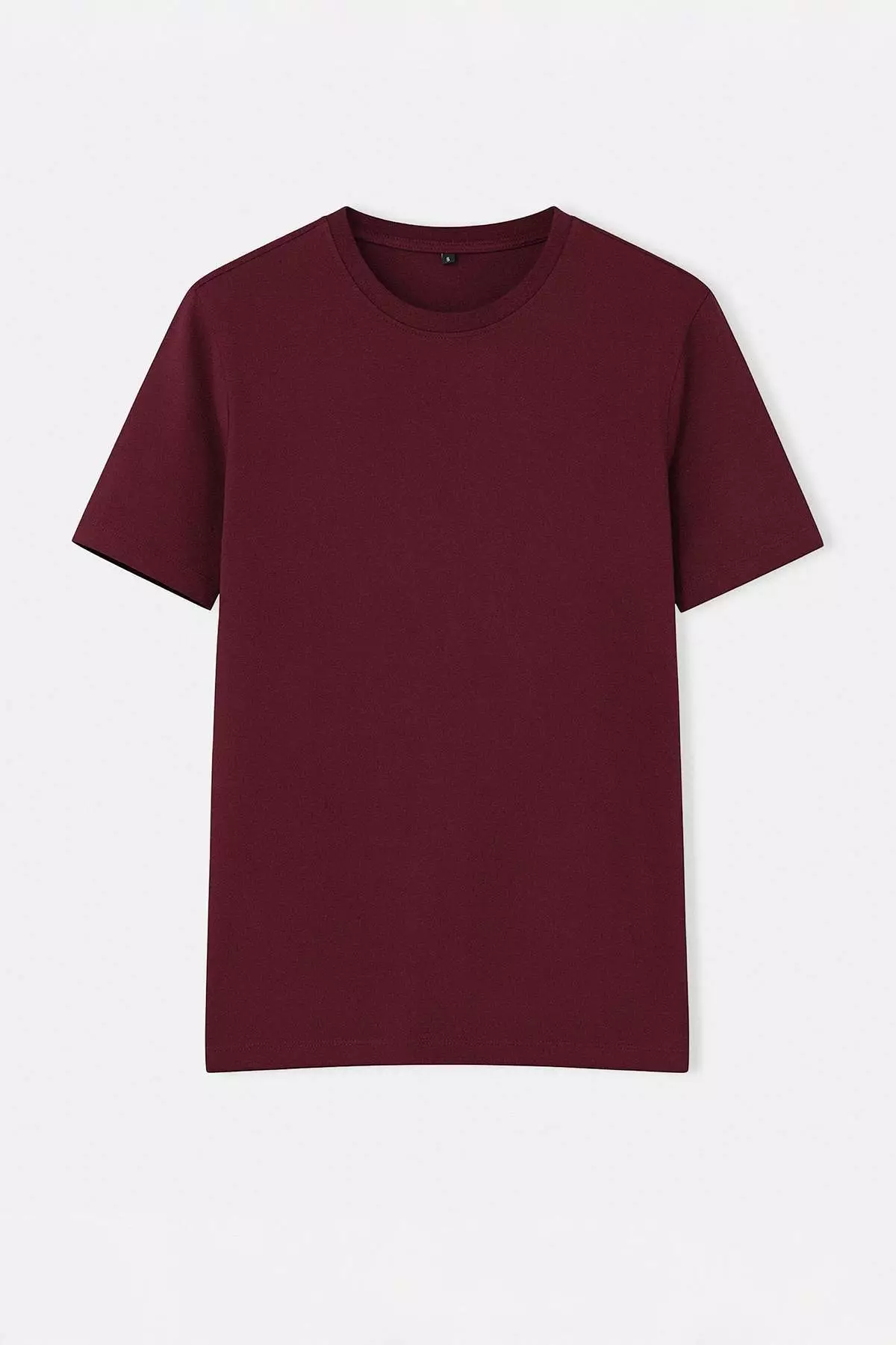 Anthracite- Burgundy- Black 3-Pack Slim/Fitted Basic 100% Cotton T-Shirt Tmnss19Bo0007