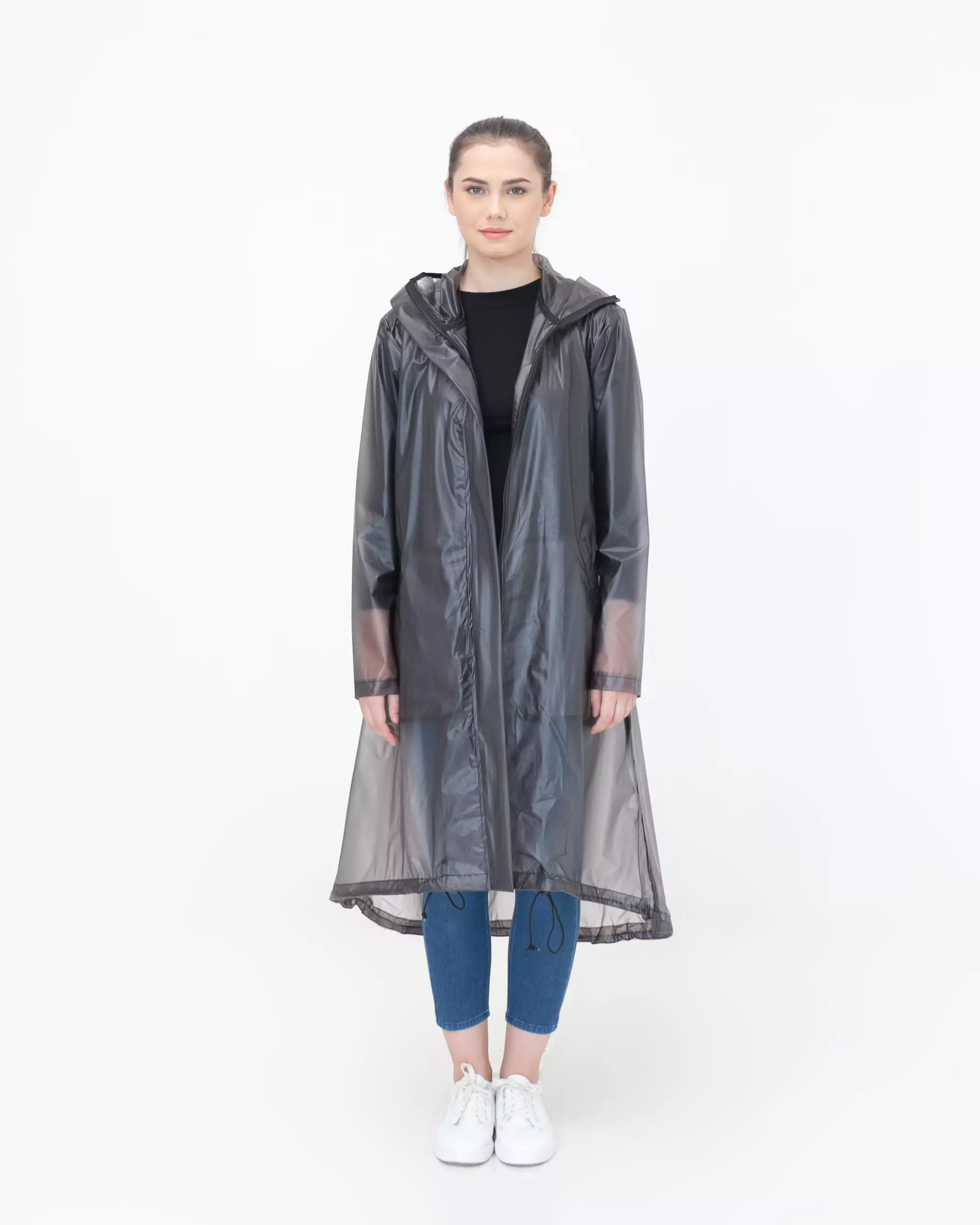 Qansha Raincoat Black