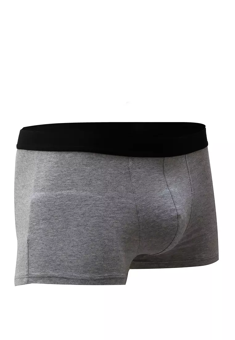 Jaymes Celana Dalam Boxer Pria Size XXXL Mans Underpants Multicolor 4 PCS Model 1 Material Cotton ORIGINAL - Multicolor