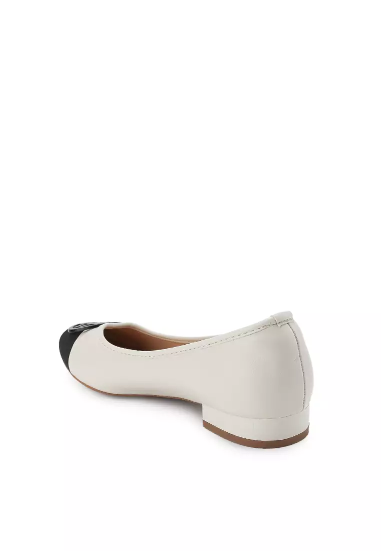 EDITH J2426-6-36 Formal Shoes Off White/Black