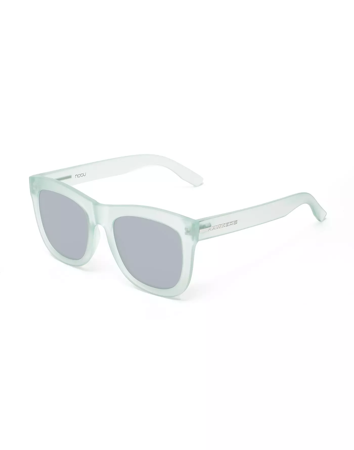 HAWKERS Frozen Iced Aqua Chrome NOBU Asian Fit Sunglasses for Men and Women