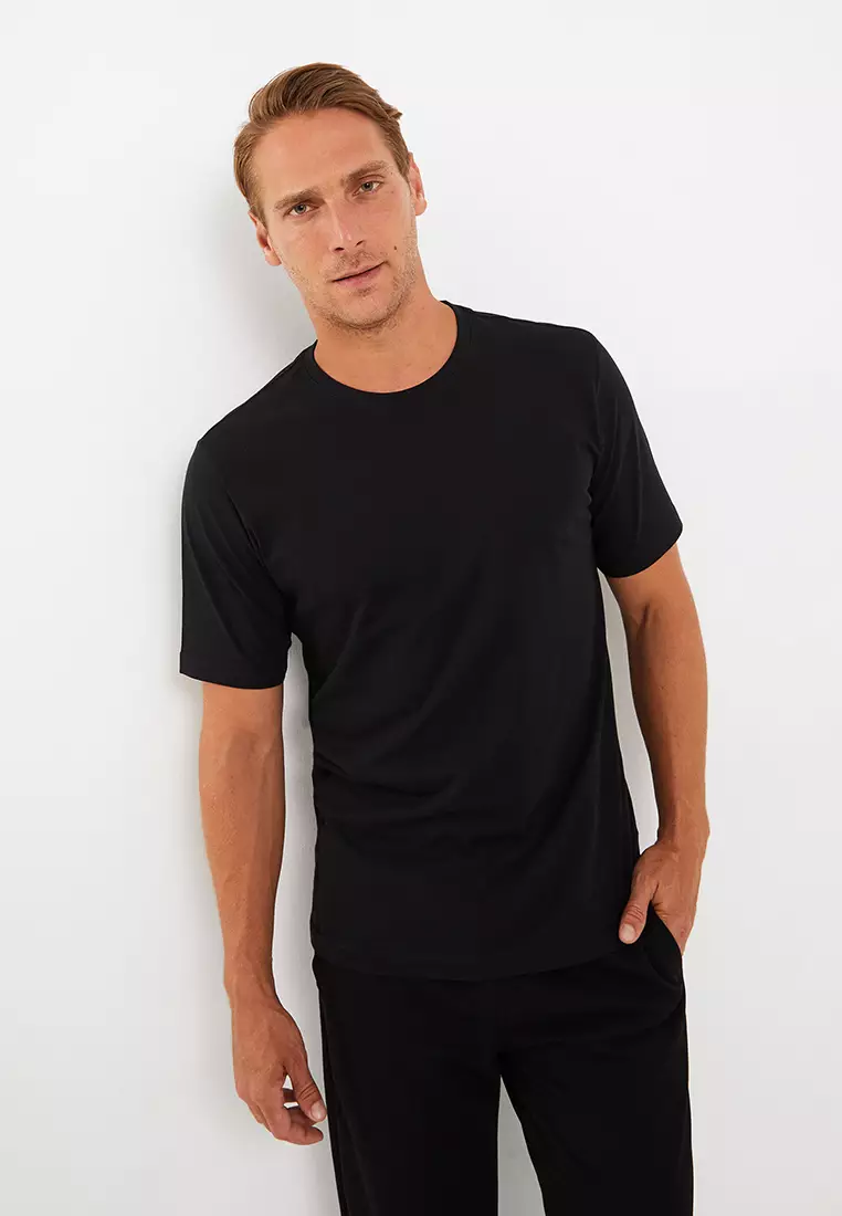 Mens cotton t deals shirts short sleeve